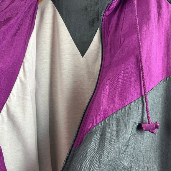 Vintage 90s Style Nylon Zip Jogger - Picture 7 of 12